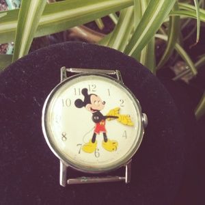 Vintage Mickey Mouse Watch Face